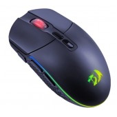 Мышь Redragon Invader Pro RGB (71845) (полноразмерная игровая мышь, проводная USB Type-A/беспроводная радио, сенсор оптический 10000 dpi, 8 кнопок, колесо с нажатием, цвет черный)