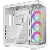 Корпус ATX Без БП Deepcool CH780 WH (R-CH780-WHADE41-G-1) (Tempered Glass, 1xUSB-A 3.2 5Гбит/с, 1xUSB-C 3.2 5Гбит/с, 3x120mm ARGB Fan, HD Audio+Mic, 2x3.5", 3x2.5", VGA MAX 480mm, CPU MAX 132mm, пылевые фильтры) White