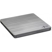 Внешний привод External DVD+/-RW LG (GP60NS60.AUAE12S) (DVD Multi, внешний/внешний Slim, интерфейс USB-A, толщина 14 мм, цвет серебристый) (RTL)