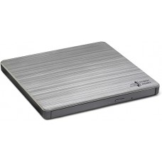 Внешний привод External DVD+/-RW LG (GP60NS60.AUAE12S) (DVD Multi, внешний/внешний Slim, интерфейс USB-A, толщина 14 мм, цвет серебристый) (RTL)