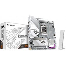 MB Gigabyte B850M AORUS ELITE WIFI6E (B850M A ELT WF6E) Soc-AM5 (B850) 2xPCI-Ex16 2xM.2 2.5GbE LAN WiFi 6E BT 5.3 3xARGB+RGB RAID 0/1/10 4xDDR5 8200MHz+ DP+HDMI(Front) ATX RTL