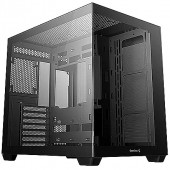 Корпус ATX Без БП Deepcool CG530 (R-CG530-BKNDA0-G-1) (Куб, Tempered Glass, 1xUSB 2.0, 2xUSB-A 3.2 5Гбит/с, 10x120mm No Fan, HD Audio+Mic, 2x3.5", 2x2.5", VGA MAX 410mm, CPU MAX 160mm, пылевые фильтры) Black