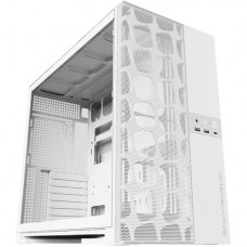 Корпус ATX Без БП Geometric Future Model 5 Vent White (1AM5VTWT00100) (Tempered Glass, 2xUSB-A 3.2 5Гбит/с, 1xUSB-C 2x2 20Гбит/с, HD Audio+Mic, VGA MAX 420mm, CPU MAX 180mm, пылевые фильтры) White
