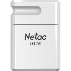 USB2.0 32Gb Netac U116 (NT03U116N-032G-20WH) USB 3.0 Type-A, пластик, с колпачком, белый