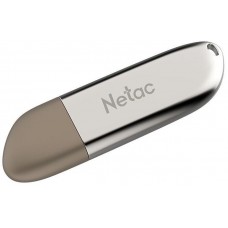 USB3.0 64Gb Netac U352 (NT03U352N-064G-30PN) USB 3.0 Type-A, с колпачком, металл, цвет серебристый