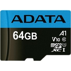 Карта памяти Micro SDXC 64 GB A-Data Premier Class 10 UHS­I U1 AUSDX64GUICL10A1-B OEM