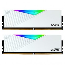 DDR5 64Gb KiTof2 PC-51200 6400MHz ADATA XPG Lancer RGB (AX5U6400C3232G-DCLARWH) / CL32-39-39 / 1.35V / White