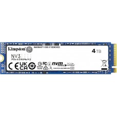 SSD M.2 2280 M PCI Express 4.0 x4 Kingston 4Tb SNV3S (SNV3S/4000G) 6000/5000 MBps TLC