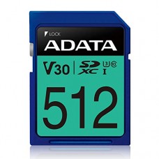 SDXC 512 Gb ADATA Premier Pro (ASDX512GUI3V30S-R) (512ГБ, класс 10, UHS-I (класс U3), чтение: 95 МБ/с)
