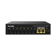 Коммутатор Tenda SG110PC (8 x 1Gbit PoE+, 2 x Gbit LAN Uplink, 100W) Unmanaged