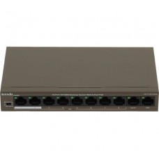 Коммутатор Tenda TEF1110P-8-63W (8 x PoE 100Mbit, 2 x 100Mb Uplink, 58W) Unmanaged