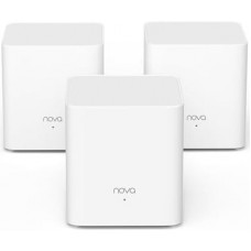 Домашняя Mesh Wi-Fi система TENDA MW3 (2-Pack) AC1200, Wi-Fi 5, 2LAN per node