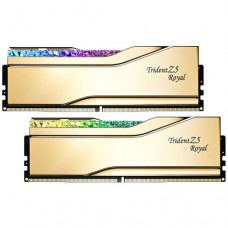 DDR5 64Gb KiTof2 PC-48000 6000MHz G.Skill Trident Z5 Royal (F5-6000J2836G32GX2-TR5G) CL28-36-36-96 1.4v Gold