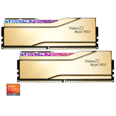 DDR5 64Gb KiTof2 PC-48000 6000MHz G.Skill Trident Z5 Royal Neo (F5-6000J2636H32GX2-TR5NG) CL26-36-36-96 1.45v Gold