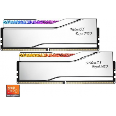 DDR5 64Gb KiTof2 PC-48000 6000MHz G.Skill Trident Z5 Royal Neo (F5-6000J2836G32GX2-TR5NS) CL28-36-36-96 1.4v Silver