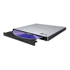 Внешний привод External DVD+/-RW LG (GP57ES40.AHLE10B) (DVD Multi, внешний/внешний Slim, интерфейс USB-A, толщина 14 мм, цвет серебристый) (RTL)