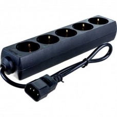 Сетевой фильтр ExeGate SPU-5-0,5B EX221200RUS , для ИБП, <Black>0,5 м