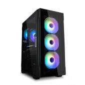 Корпус ATX Без БП Zalman i3 Neo TG (Tempered Glass, 1xUSB 2.0, 2xUSB-A 3.2 5Гбит/с, 4x120mm RGB LED FAN, 2х3,5, 3х2.5, HD Audio+Mic, VGA MAX 355mm, CPU MAX 162mm, пылевые фильтры) Black