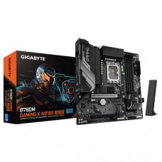MB Gigabyte B760M GAMING X WIFI6E GEN5 (B760M G X WF6E GEN5) Soc-1700 (B760) 2xPCI-Ex16 2xM.2 2.5GbE LAN Wi-Fi 6E BT 5.3 RAID 0/1/5/10 4xDDR5 5600MHz+ HDMI+DP mATX RTL