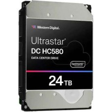 HDD 3.5" SATA-III WD 24Tb Ultrastar DC HC580 (WUH722424ALE604) 7200RPM 512Mb 6Gb/s