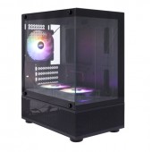 Корпус 1STPLAYER MIKU Mi2a Black Mi2-A-BK-2F1R-1F1