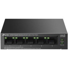 Коммутатор Tenda TEF1105P-4-63W (4 x PoE 100Mbit, 1 x 100Mbit Uplink, 58W) Unmanaged