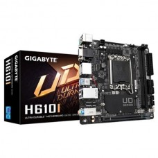MB Gigabyte H610I Soc-1700 (H610) PCI-Ex16 M.2 1GbE LAN 2xDDR5 5600MHz VGA+2xDP+HDMI Mini-ITX RTL