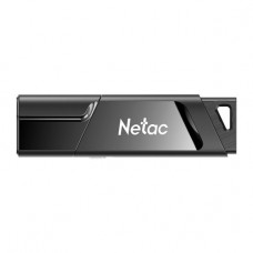 USB3.2 32Gb Netac U336 (NT03U336S-032G-32BK) (USB 3.2 Gen 1 Type-A (5 Гбит/сек), выдвижной разъем, пластик, цвет черный)