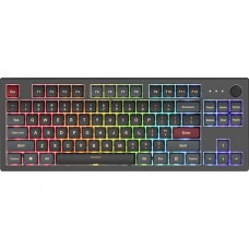 Клавиатура Montech MKey TKL Darkness (MK87DB) / игровая / механическая / Gateron G Pro 2.0 Brown- линейные свитчи 45гр. / пластик - PBT / MDA профиль кейкапов / регулируемая RGB (18 режимов) / подключение USB-A / тихий клик / 87 клавиш (TKL)