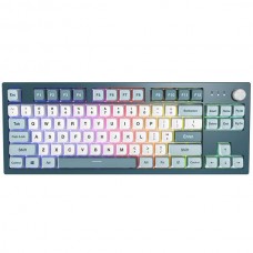 Клавиатура Montech MKey TKL Freedom (MK87FB) / игровая / механическая / Gateron G Pro 2.0 Brown- линейные свитчи 45гр. / пластик - PBT / MDA профиль кейкапов / регулируемая RGB (18 режимов) / подключение USB-A / тихий клик / 87 клавиш (TKL)
