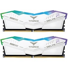 DDR5 32Gb KiTof2 PC-48000 6000MHz Team T-Force Delta RGB (FF4D532G6000HC30DC01) CL30-36-36-76 White