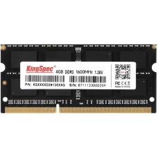 Оперативная память SO-DDR-3 4GB PC-12800 KingSpec KS1600D3N13504G