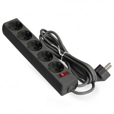 Сетевой фильтр ExeGate <SP-5-1.8B> EX221175RUS 1.8м (5 розеток) черный