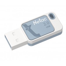 USB2.0 64Gb Netac UA31 (NT03UA31N-064G-20BL) USB 2.0 Type-A, пластик, без колпачка, белый
