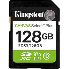Карта памяти SDXC Kingston Canvas Select Plus 128GB SDS3 128GB