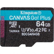 Карта памяти MicroSDXC Kingston Canvas Go! 64GB SDCG4 64GB (с адаптером)