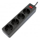 Сетевой фильтр 5bites GARDA SP4B-518 4S 1.8 м <Black>